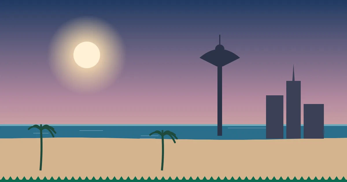 Original Saudi100 illustration of Al Khobar